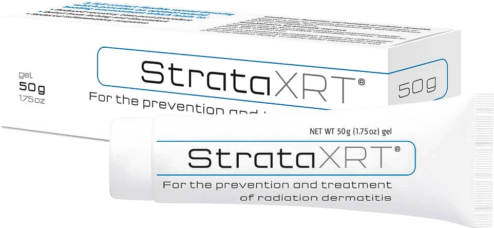 Envase y tubo de StrataXRT 50 g, gel para la dermatitis por radiación